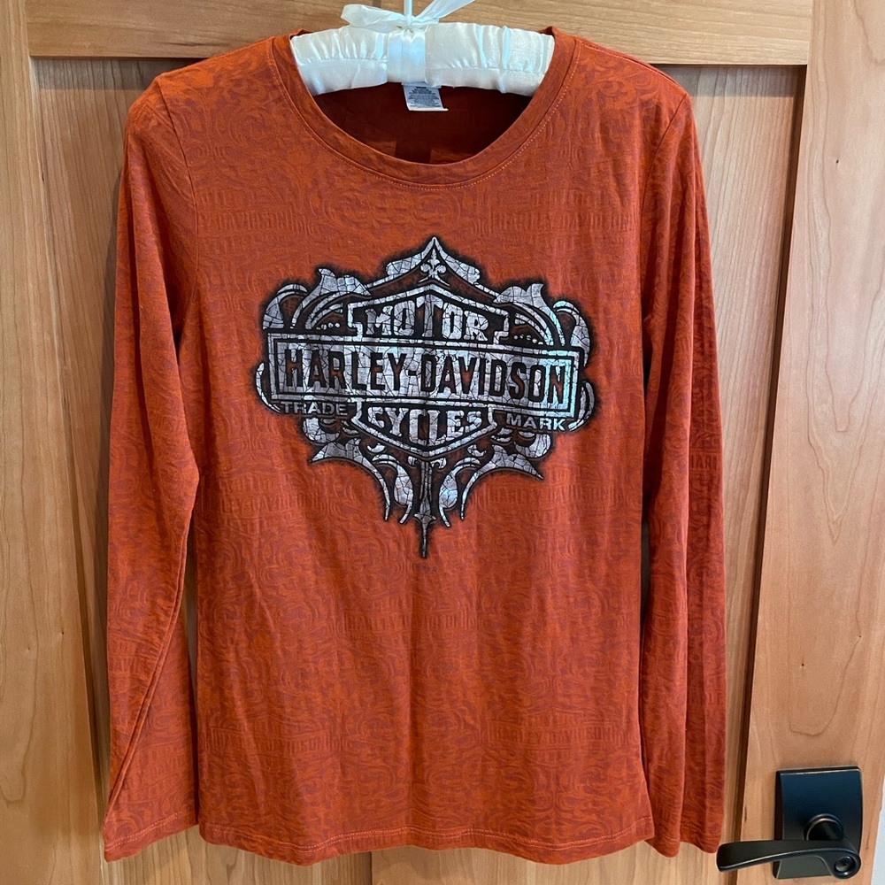 Harley Davidson Deadwood Long Sleeve Shirt Small
